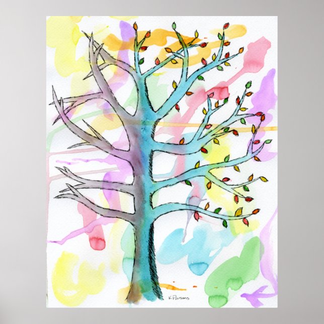 Póster Cambio de las estaciones (Frente)