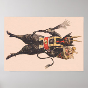 Póster Cambio de niños de Krampus Kidnapping