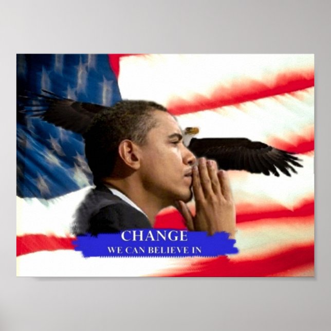 Póster Cambio de Obama (Frente)
