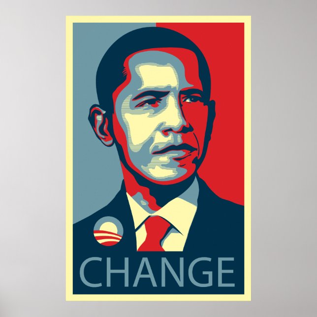 Póster Cambio de Obama (Frente)