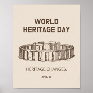 Póster Cambios en el Patrimonio Mundial 2023