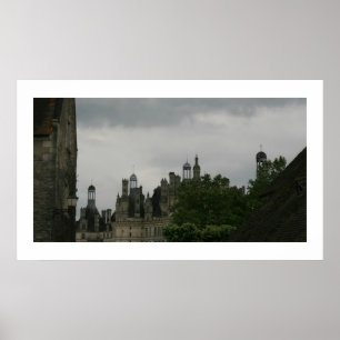 Póster Cambord de noche