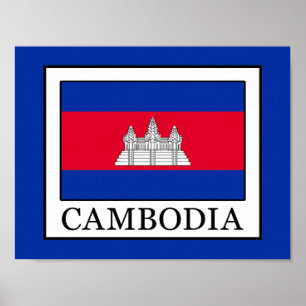Póster Camboya