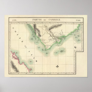 Póster Camboya, Asia 110