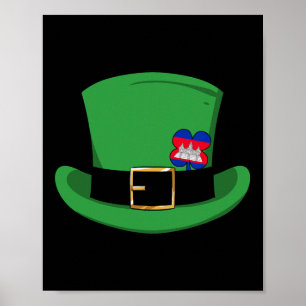 Póster Camboya Orgullosa Bandera Camboyana St Patricks Da