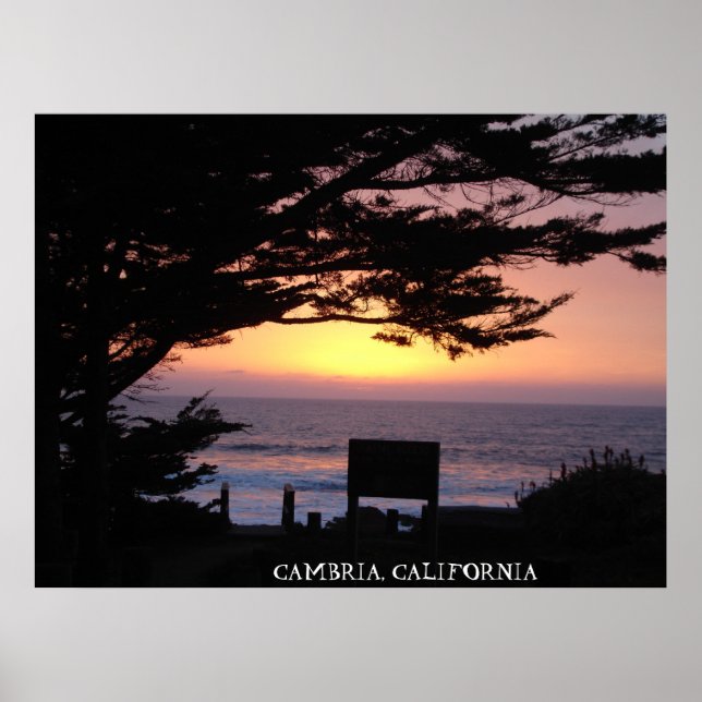 PÓSTER CAMBRIA, CALIFORNIA (Frente)