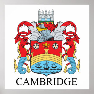 Póster Cambridge coat of arms