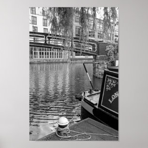 Póster Camden Lock, London UK 8" x 12" Imprimir