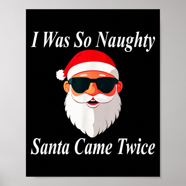 Póster Came Twice Christmas Funny Naughty Dirty Raunchy G (Frente)
