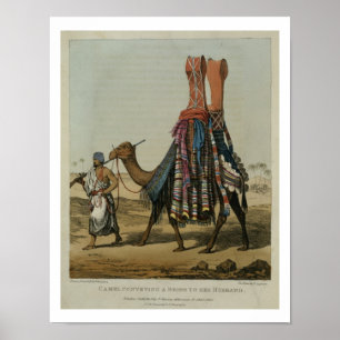 Póster Camel Conveying a Bride to her Husband, engraved b
