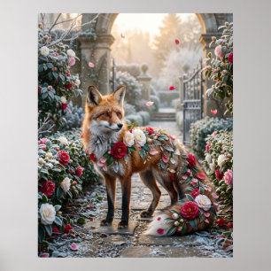 Póster Camelia Jardín Gracia Fox