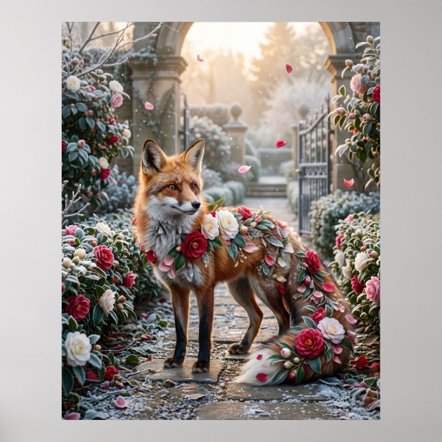 Póster Camelia Jardín Gracia Fox (Frente)