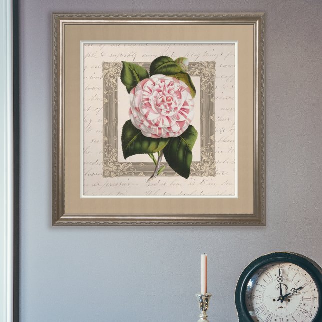 Póster Camellia Chateau Moda Vintage Botánico (Subido por el creador)