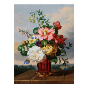 Póster Camellias Un Festín Floral Para Tus Ojos