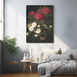 Póster Camellias Y Rhododendros