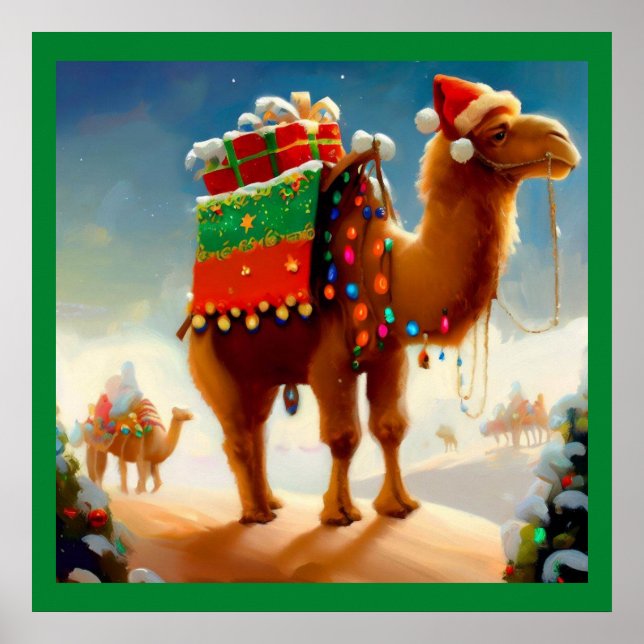 Póster Camello 2 de los navidades (Frente)