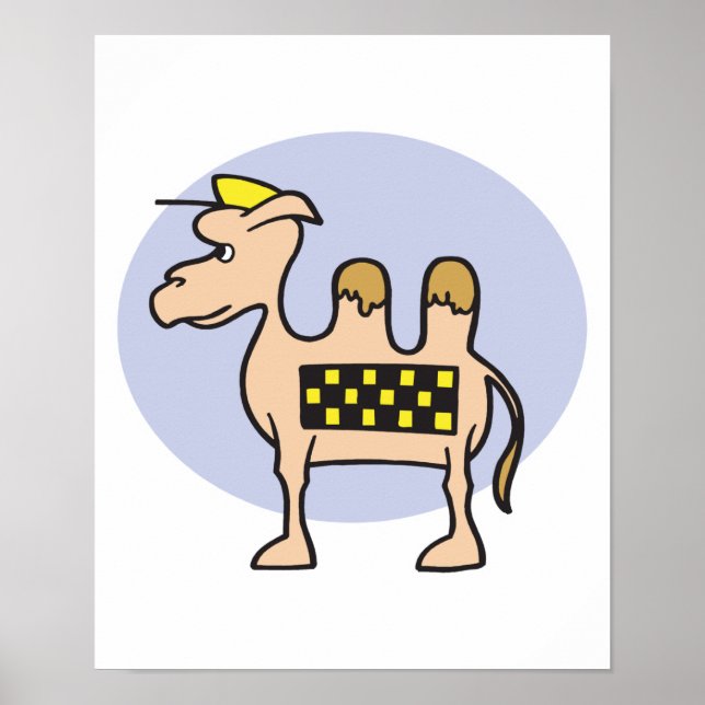 Póster camello de taxi (Frente)