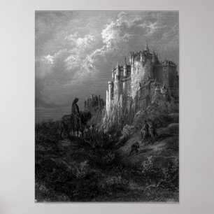 Póster Camelot de Gustave Doré 1868
