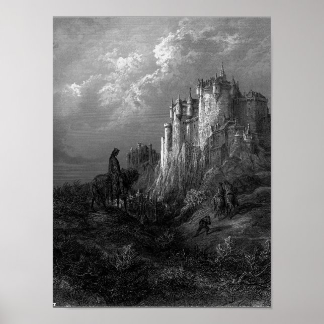 Póster Camelot de Gustave Doré 1868 (Frente)