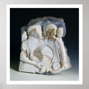 Póster Cameo representando a Cosimo de Medici (1519-74) y