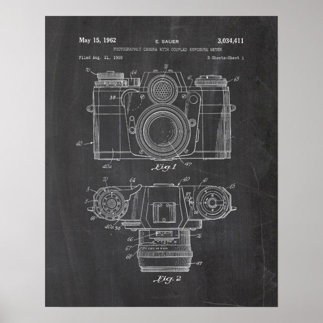 Póster Camera Patent (Frente)