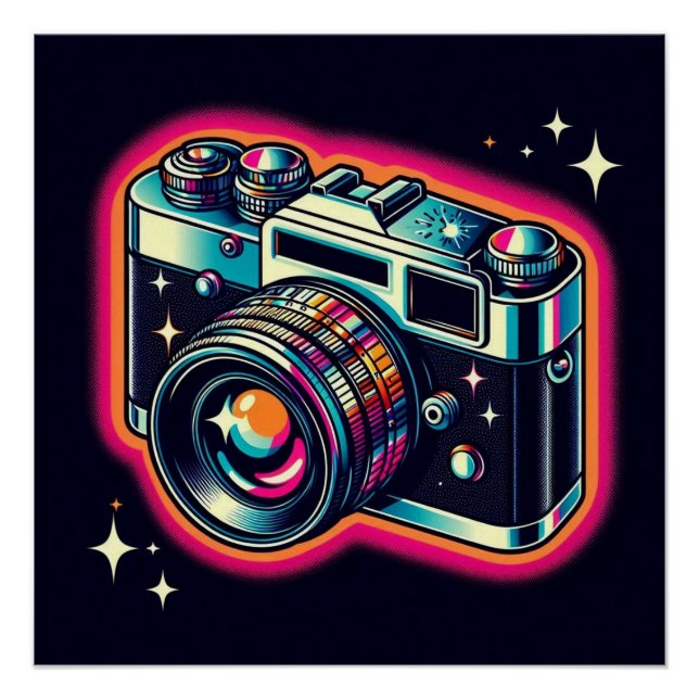 Póster Camera poster. (Anverso)