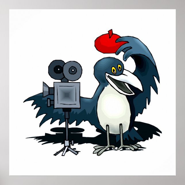 Póster Cameraman Crow (Frente)
