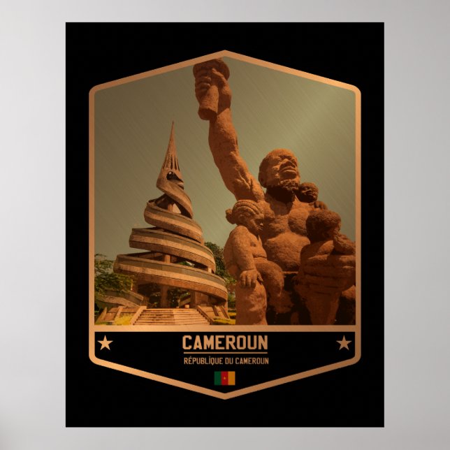 Póster Camerún (Frente)