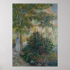 Póster Camille Monet en Garden Argenteuil
