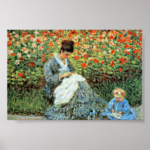 Póster Camille Monet y el Día de la Madre