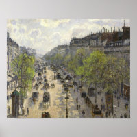 Camille Pissarro - Boulevard Montmartre, primavera