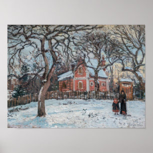 Póster Camille Pissarro - Chataigniers a Louvecienne