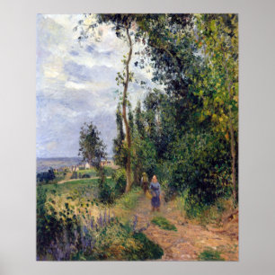 Póster Camille Pissarro Côte des Grouettes, cerca de Pont