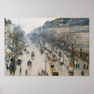 Póster Camille Pissarro - El Boulevard Montmartre