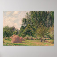 Camille Pissarro - Haystacks, mañana, Eragny