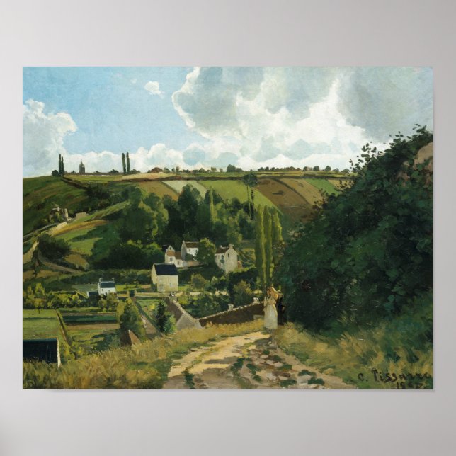 Póster Camille Pissarro - Jalais Hill, Pontoise (Frente)