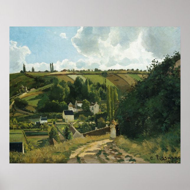 Póster Camille Pissarro - Jalais Hill, Pontoise (Frente)