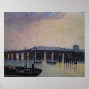 Póster Camille Pissarro - puente viejo de Chelsea Londres