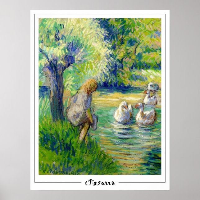 Póster Camille Pissarro Zedign Art Poster #433-2 (Frente)