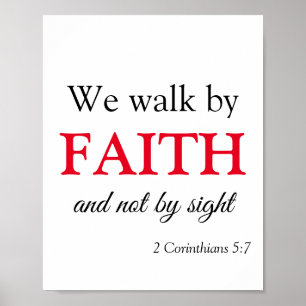 Póster Caminamos por Faith