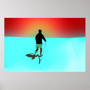 Póster Caminando por el desierto