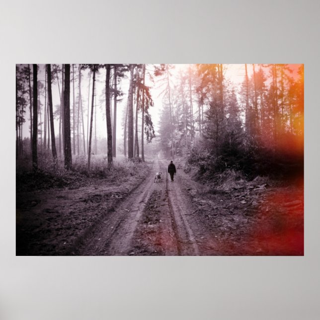 Póster caminando por los perros (Frente)