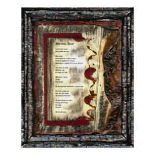 Póster Caminando solo