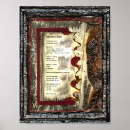 Póster Caminando solo