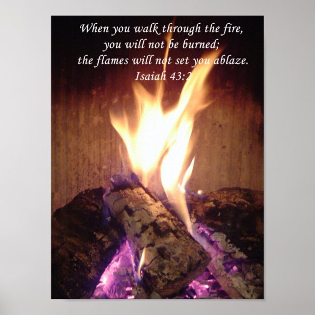 Póster Caminar A Través Del Fuego (Frente)