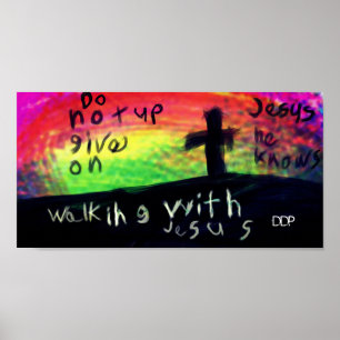 Póster Caminar con Jesús