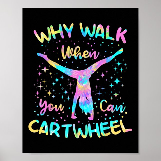 Póster Caminar Cuando Se Puede Cargar La Gimnasta Gimnast (Frente)