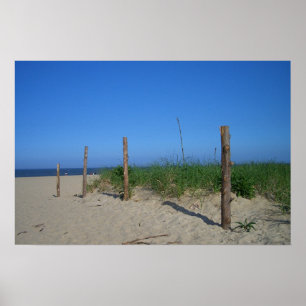 Póster Caminar hasta la playa