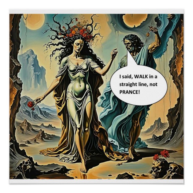 Póster Caminar no bailar (Anverso)