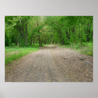 Póster Caminar Por El Poster De Ruta